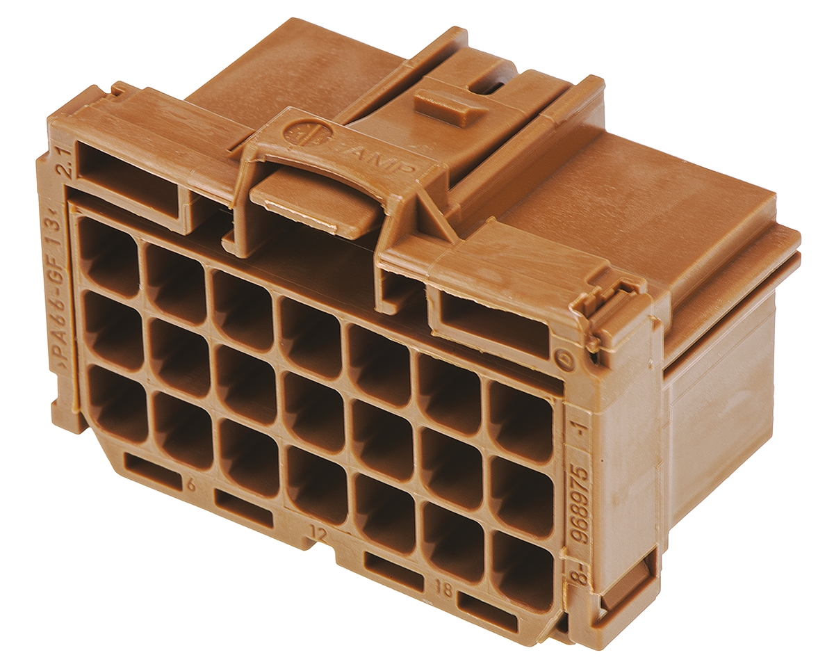 TE Connectivity, AMP MCP 2.8 Female Automotive Connector, 5.5mm Pitch, 21 Way, 3 Row