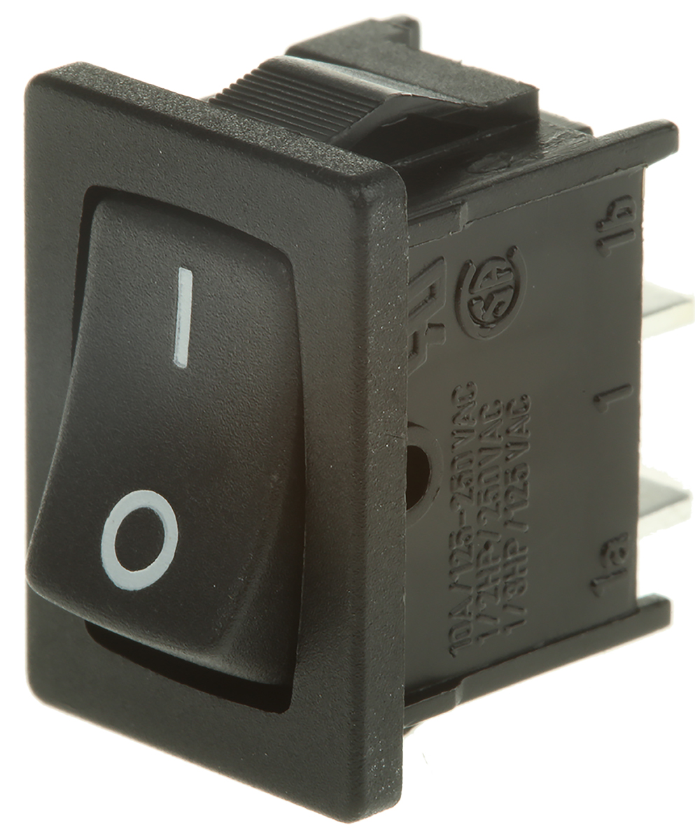 Molveno SPST, On-Off Rocker Switch Panel Mount