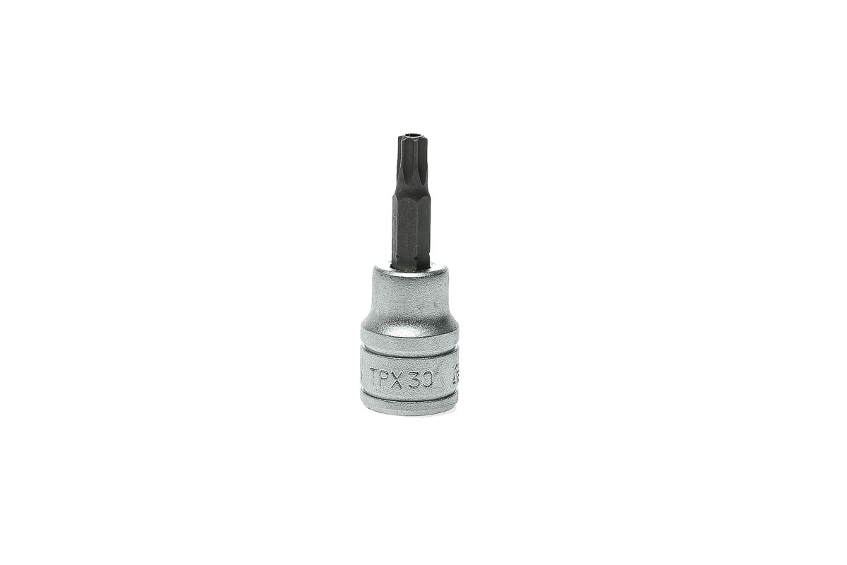 Teng Tools 3/8 in Drive Bit Socket, Tamperproof Torx Bit, T30