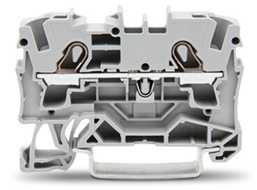 WAGO 2004-1201 TOPJOB S, 2004 Series Grey, 4mm², Single-Level, Push-In Cage Clamp Termination, ATEX, IECEx
