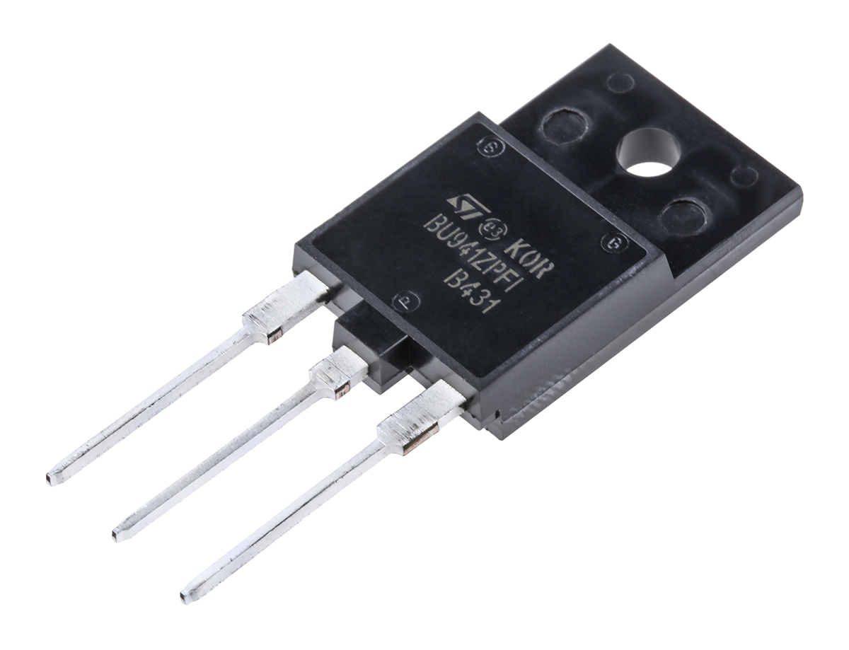 STMicroelectronics BU941ZPFI NPN Darlington Transistor, 15 A 350 V HFE:300, 3-Pin TO-3PF
