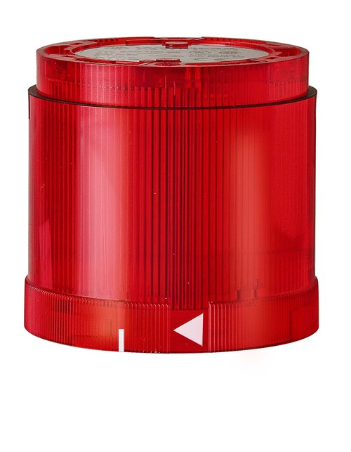 Werma 843 Series Red Steady Effect Beacon Unit, 230 V ac, LED Bulb, AC, IP54
