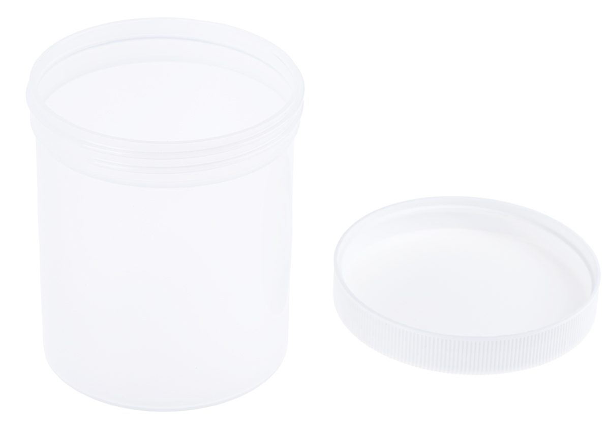 RS PRO 500ml PP Wide Neck Storage Bottle