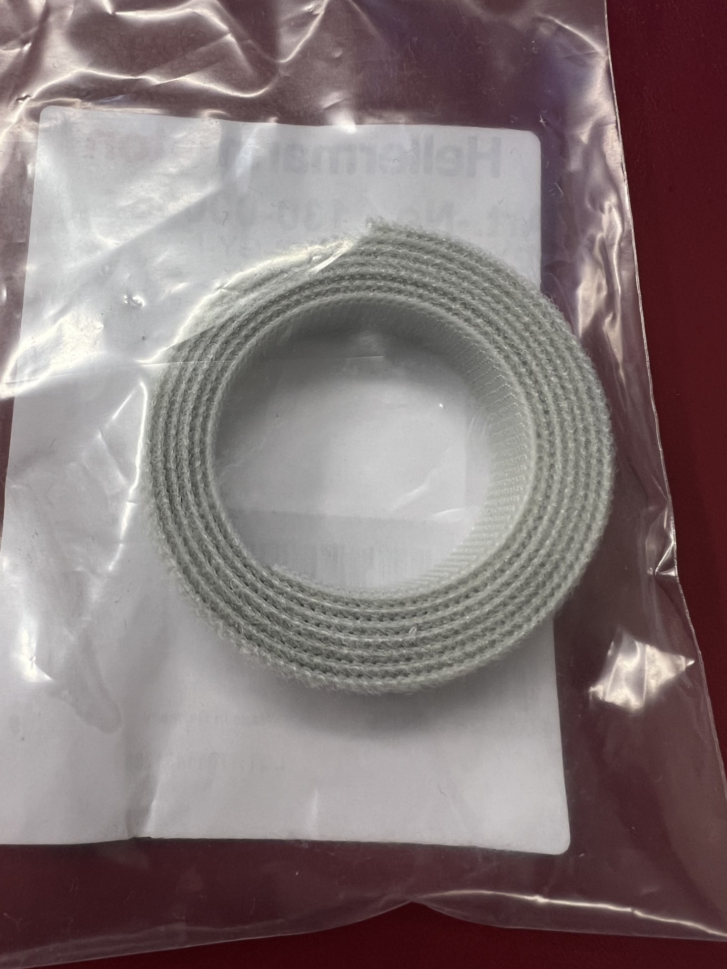 HellermannTyton Cable Tie, Hook and Loop, 1m x 12.5 mm, Grey PA (Loop), PP (Hook), Pk-1