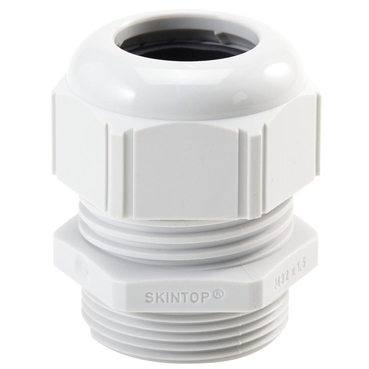 Lapp SKINTOP Series Light Grey Polyamide Cable Gland, M12 Thread, 15mm min., 16.6mm max., IP69