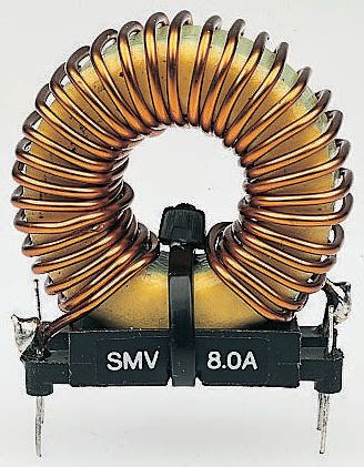 Roxburgh EMC 210 μH Ferrite Leaded Inductor, 4A Idc, 100mΩ Rdc 250 V ac, SMV