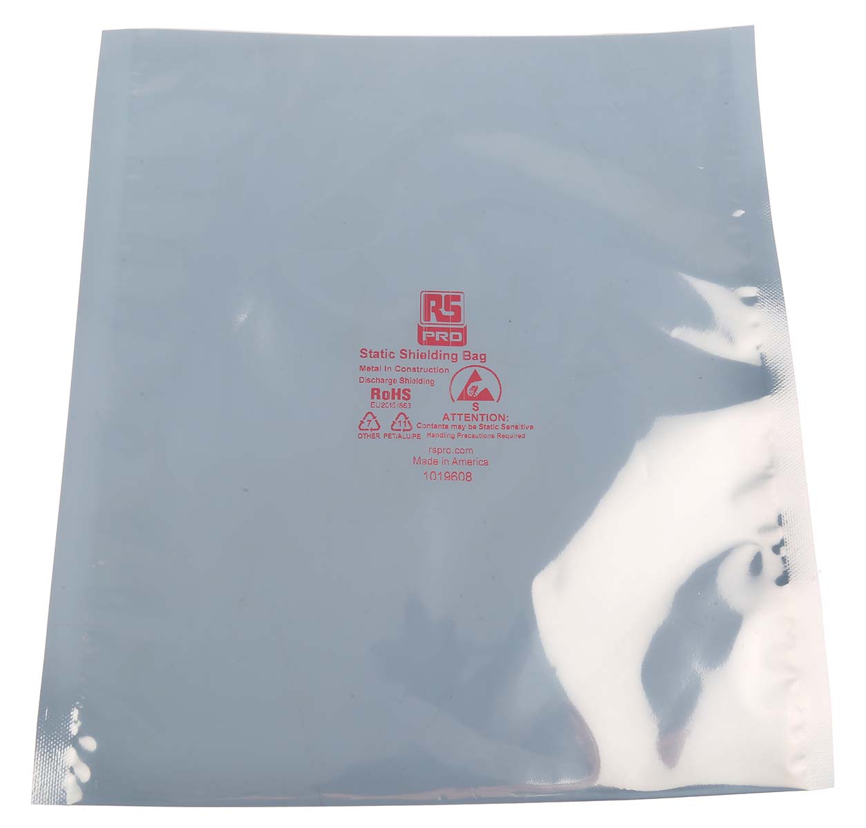 RS PRO Static Shielding Bag 203mm(W)x 254mm(L)