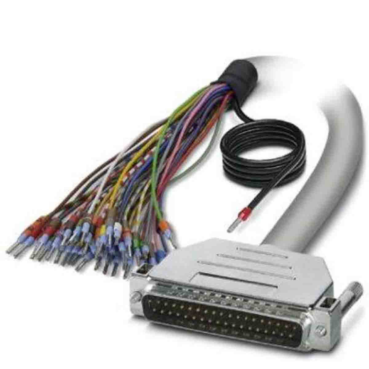 Phoenix Contact Male 37 Pin D-sub Unterminated Serial Cable, 0.5m, D37SUB Series