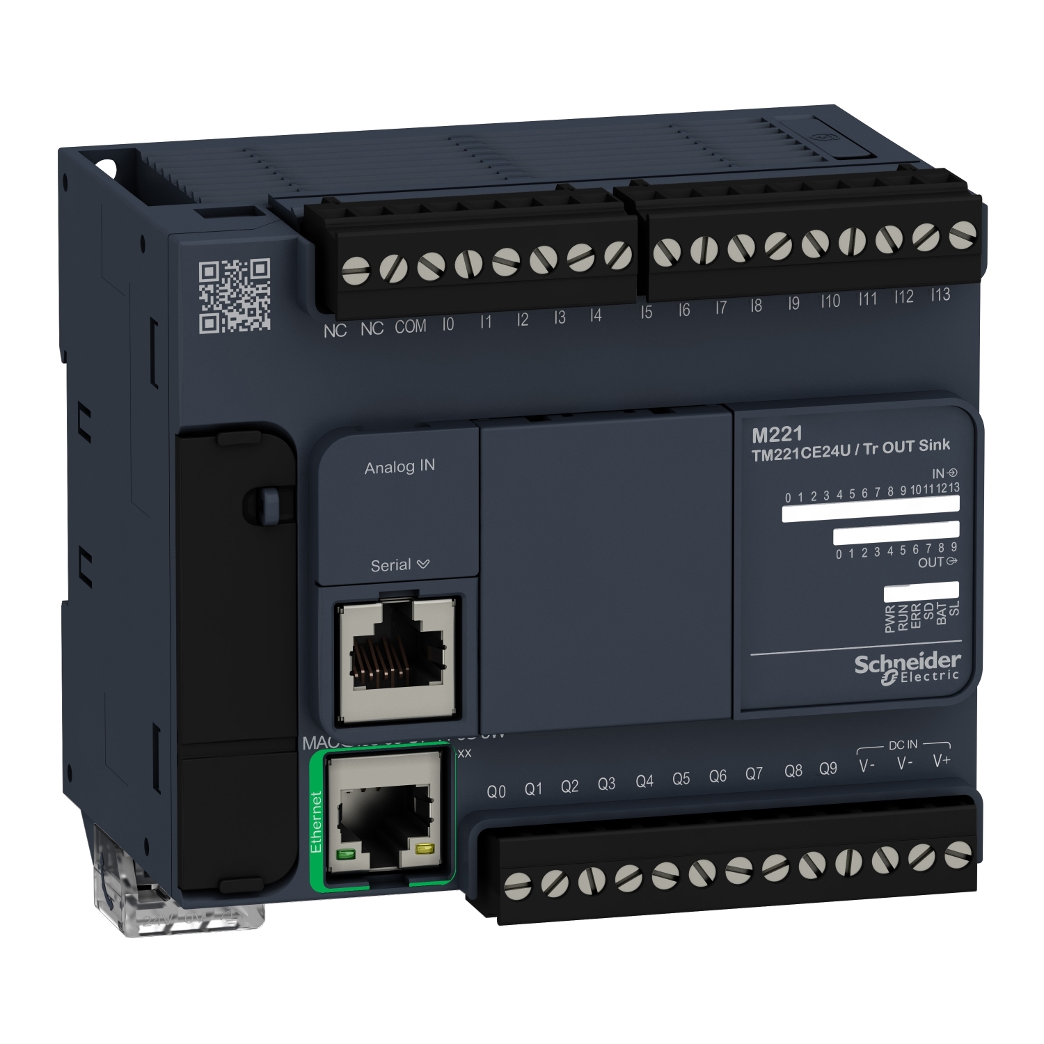Schneider Electric TM2 Series Series Logic Controller for Use with TM2 Series, 24 V Supply, Transistor Output,