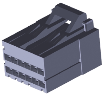 TE Connectivity, Dynamic 2000 Female Connector Housing, 2.5mm Pitch, 20 Way, 2 Row
