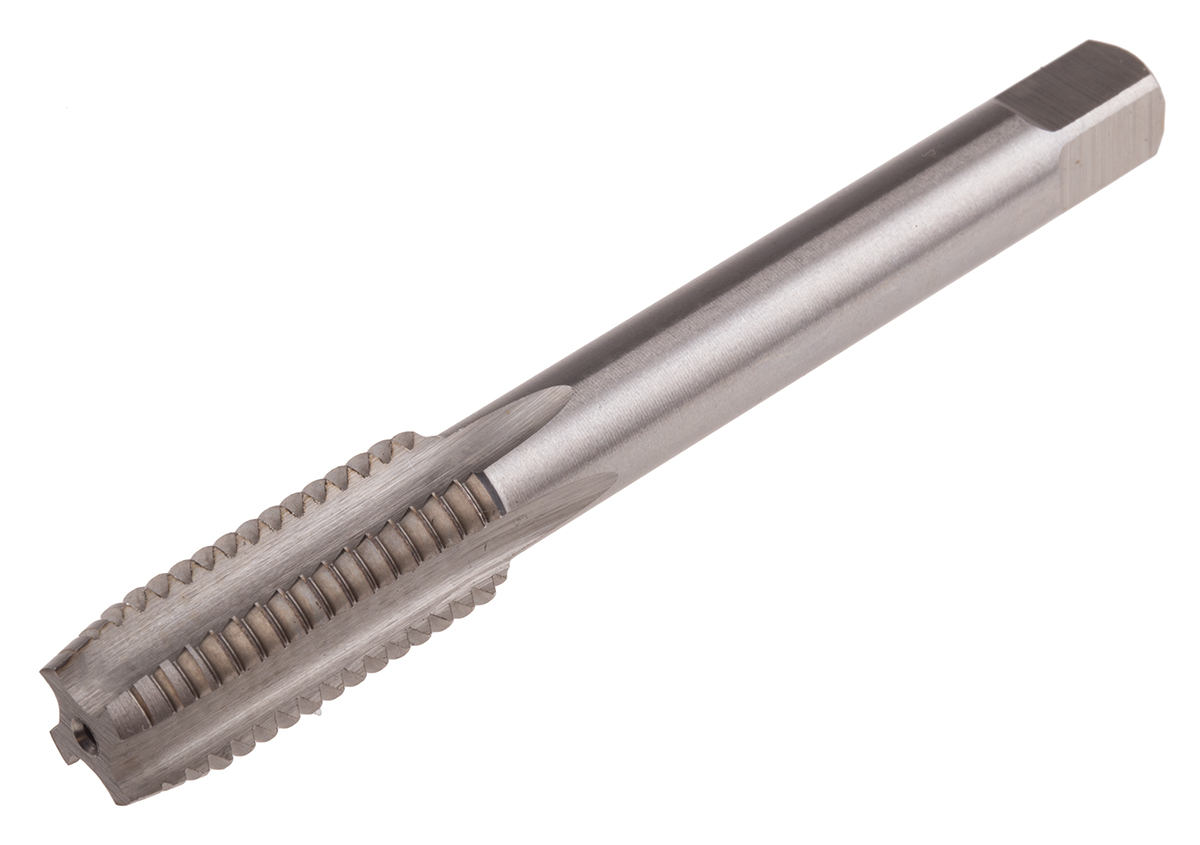 RS PRO Threading Tap HSS 1-Piece 1.75mm Pitch Metric Standard Hand Tap M12 Thread