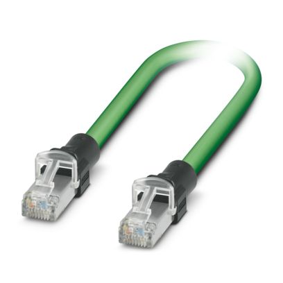 Phoenix Contact158, 30m Cat5, Green RJ45 to Male RJ45 Male, Shielded Shielded, Terminated Polyurethane Sheath
