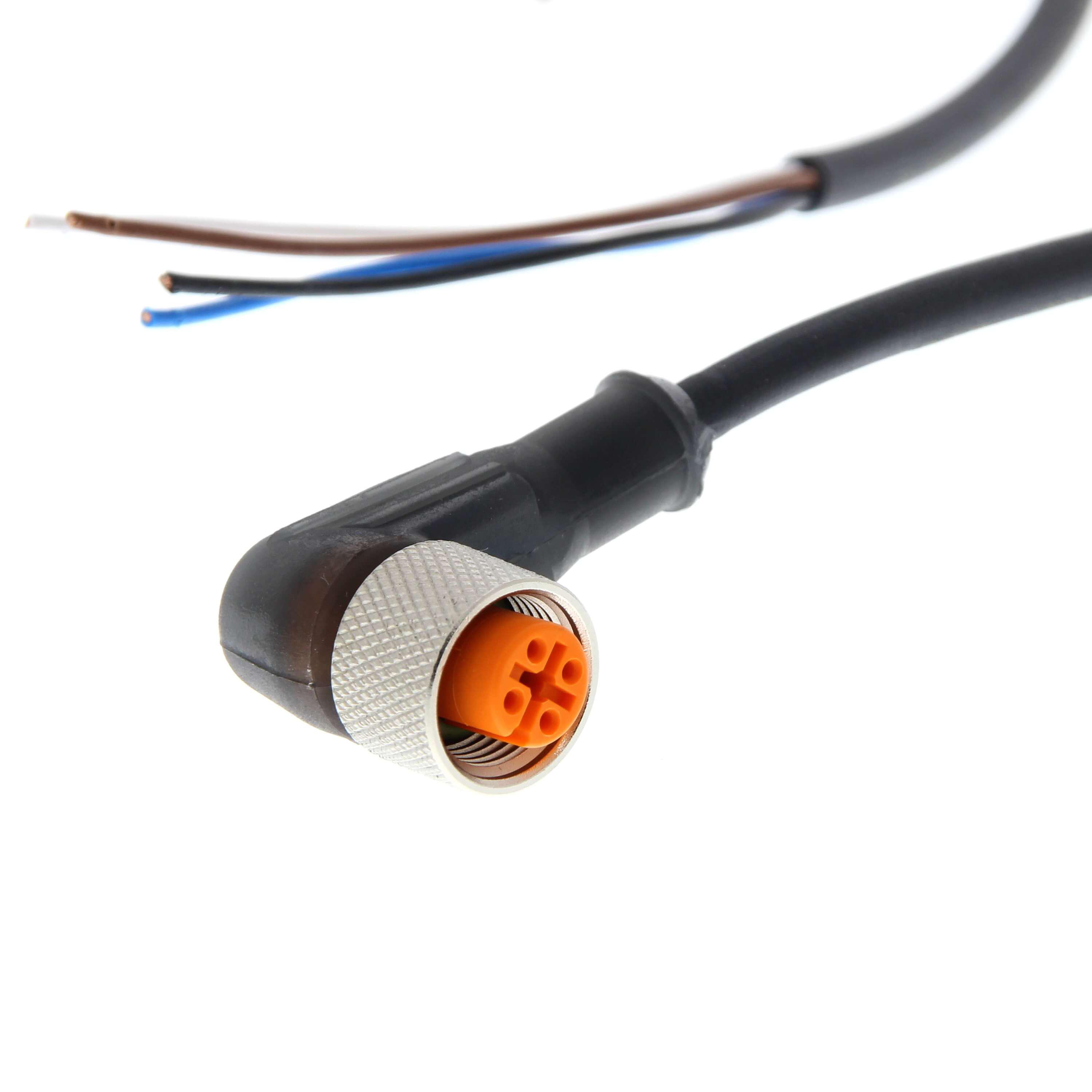 Omron Female 4 way M12 to Free End Sensor Actuator Cable, 10 m