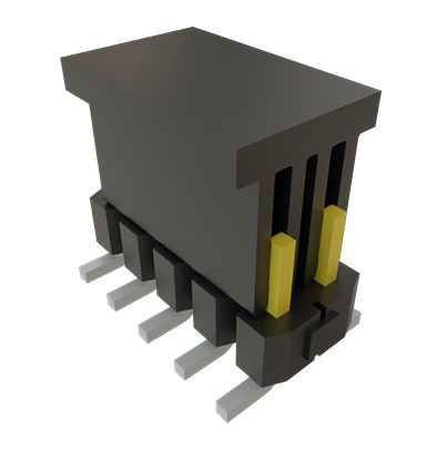 Samtec TSM Series Vertical Surface PCB Header, 10 Contact(s), 2.54 mm Pitch, 2 Row, Unshrouded