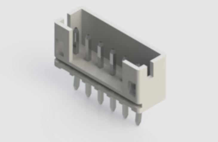 EDAC 140 Series Vertical Through Hole PCB Header, 6 Contact(s), 2 mm Pitch, 1 Row, Shrouded