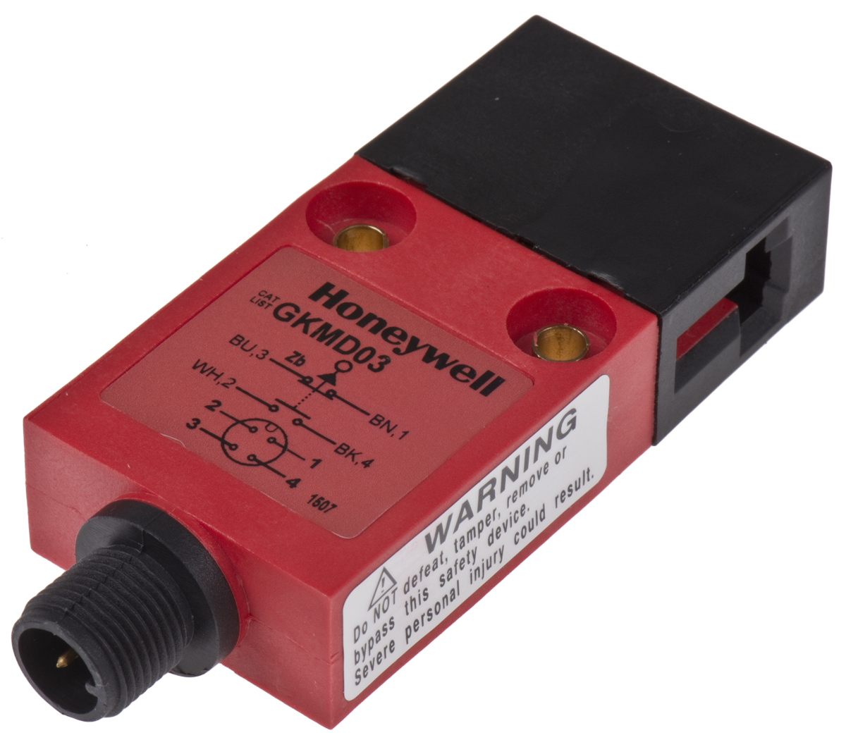 Honeywell GKM Safety Interlock Switch, 1NC/1NO, Keyed, Glass Filled PET