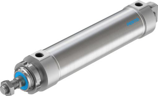 Festo 200 mm Pneumatic Roundline Cylinder - 559332 DSNU-63-200-PPS-A Series, Double Acting Acting