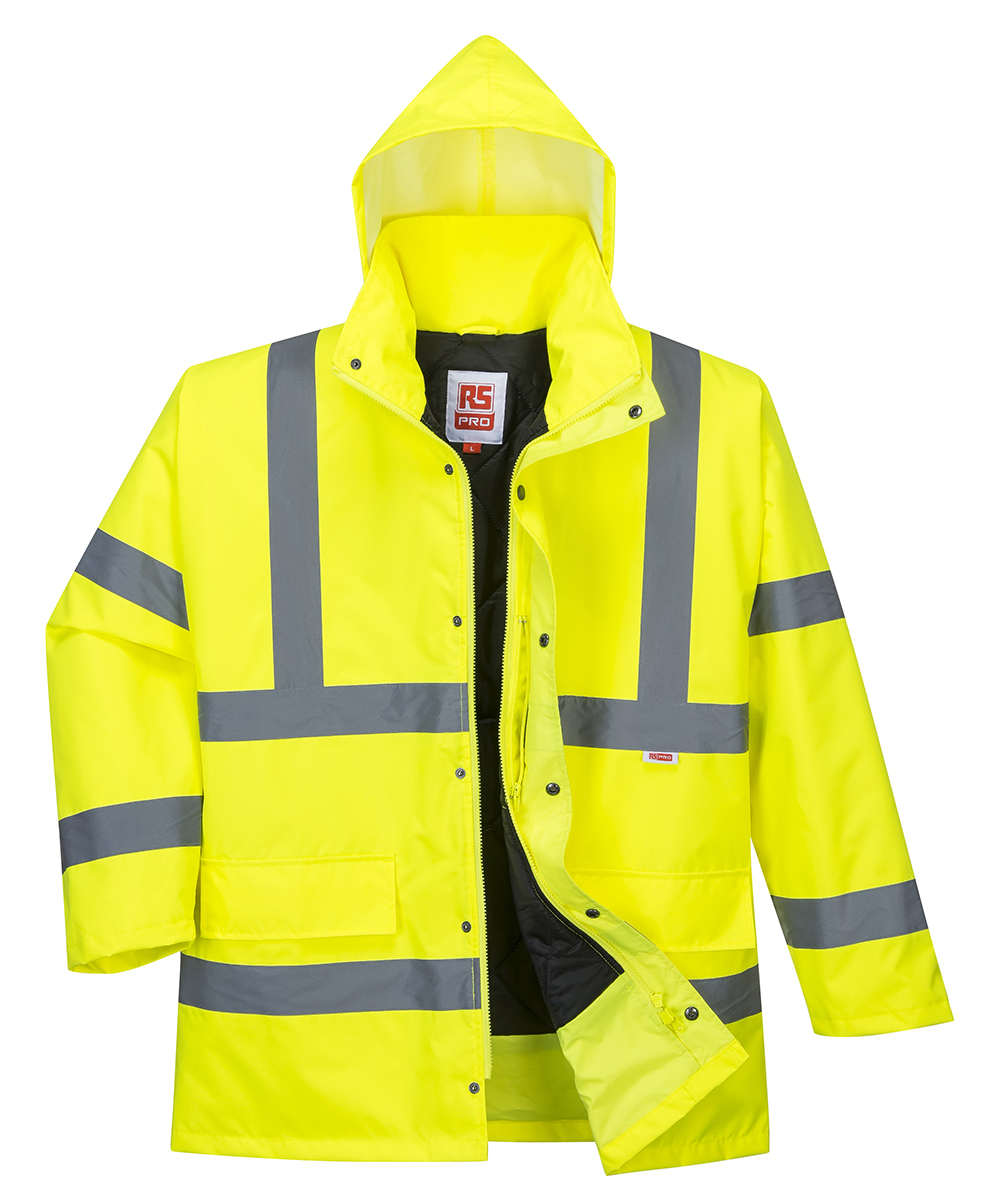 Portwest Yellow Men Hi Vis Bomber Jacket, XL