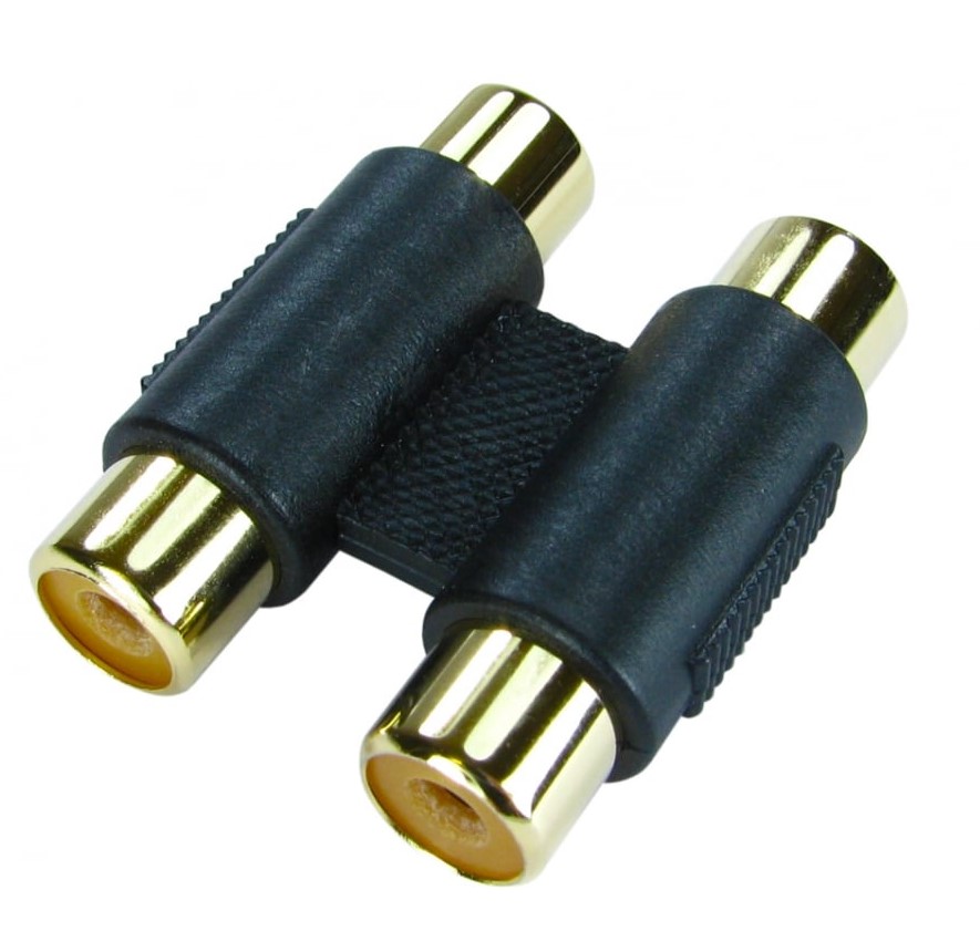 RS PRO A/V Connector Adapter, Female RCA to Female RCA