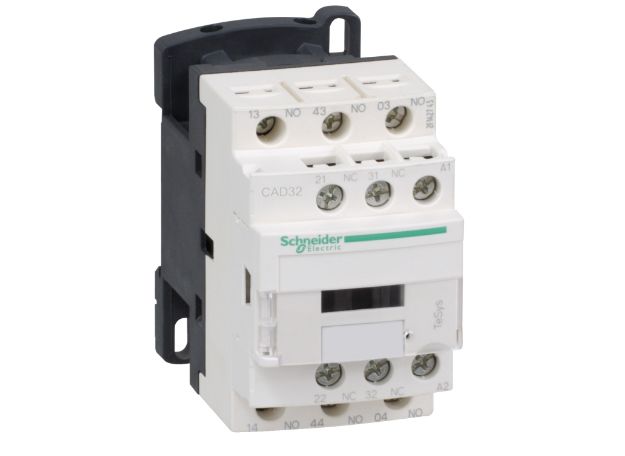 Schneider Electric Control Relay 3NO + 2NC, 10 A Contact Rating, 3PDT, TeSys