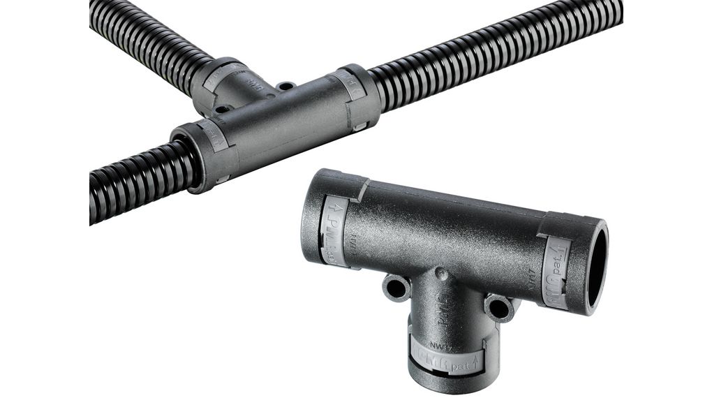 PMA Uster Polyamide 6 Black Cable Sleeve, BVTR Series