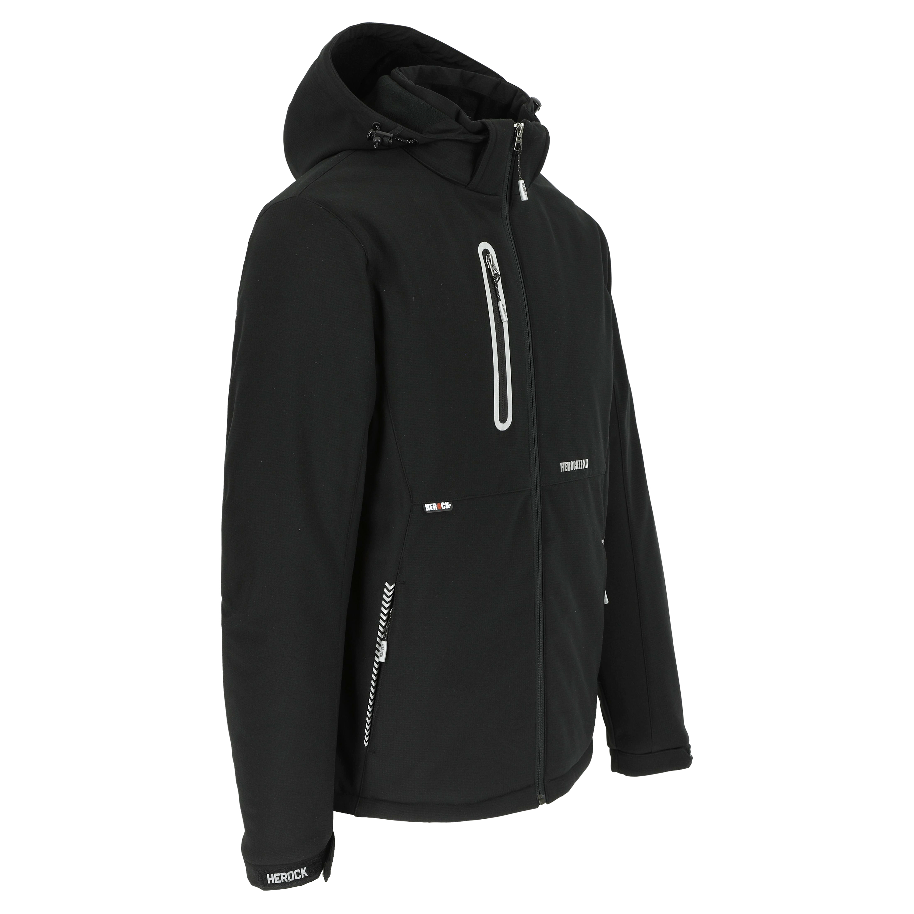 Herock TARIS Black, Breathable, Waterproof, Windproof Jacket, XXL