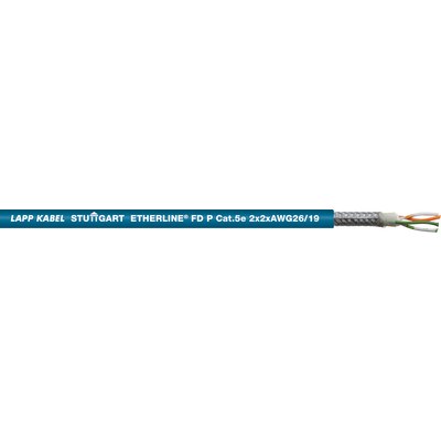 Lapp, 100m Cat5e, Green, Tinned Copper Braid, Unterminated