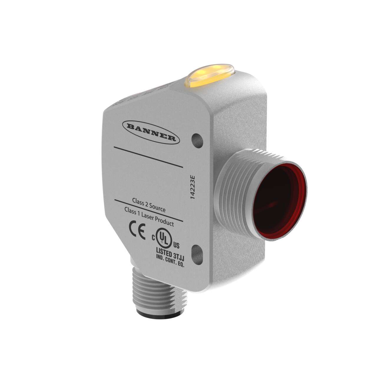 Banner Proximity Photoelectric Sensor, Rectangular Sensor, 500 mm Detection Range