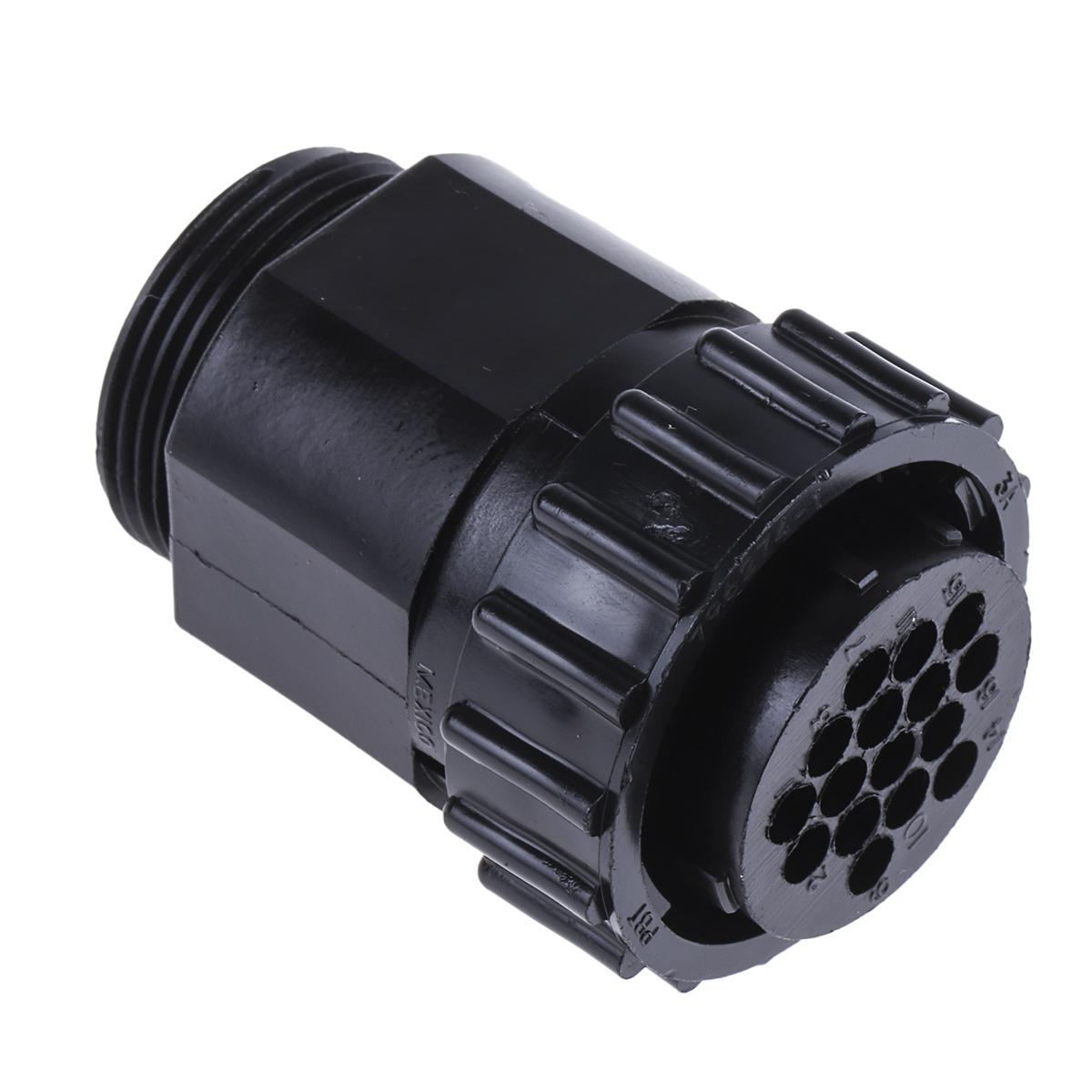 TE Connectivity Circular Connector, 16 Contacts, In-Line, Standard Connector, Plug, Female, CPC Series