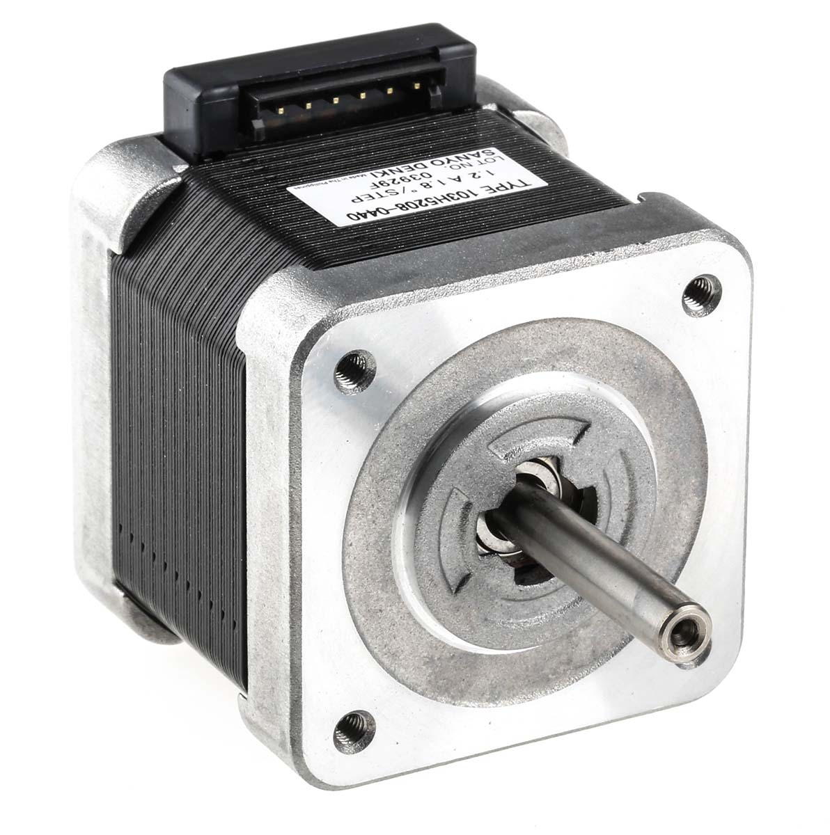 Sanyo Denki 103H5 Series Hybrid, Single Shaft Stepper Motor, 0.30Nm Torque, 24 V, 1.8°, 42 x 42mm Frame, 5mm Shaft