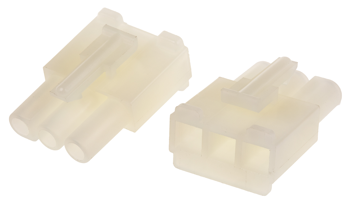 Molex, STANDARD .093" Female Connector Housing, 6.7mm Pitch, 3 Way, 1 Row