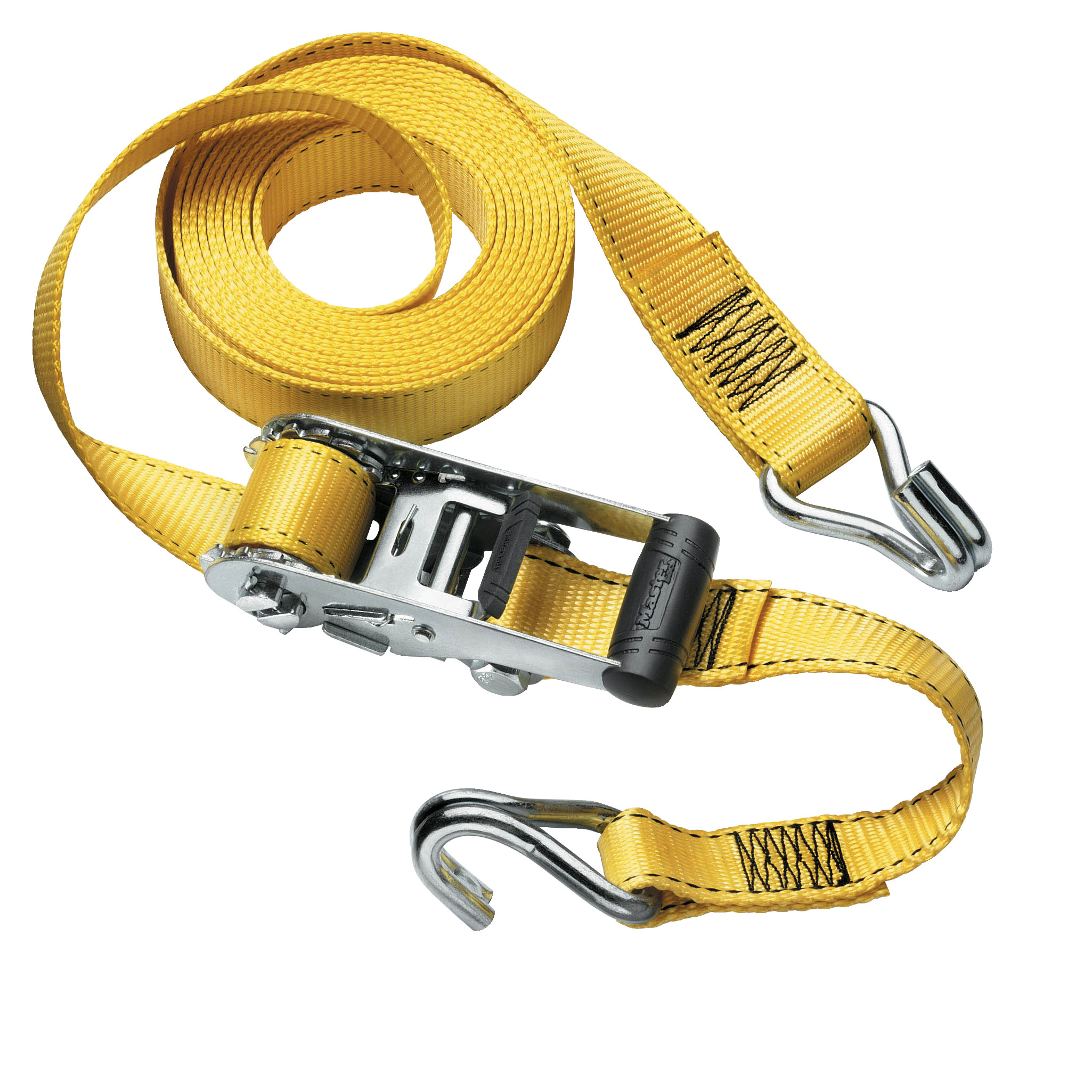 Master Lock 4.5m Hook to Eye Ratchet Strap, 35mm Wide