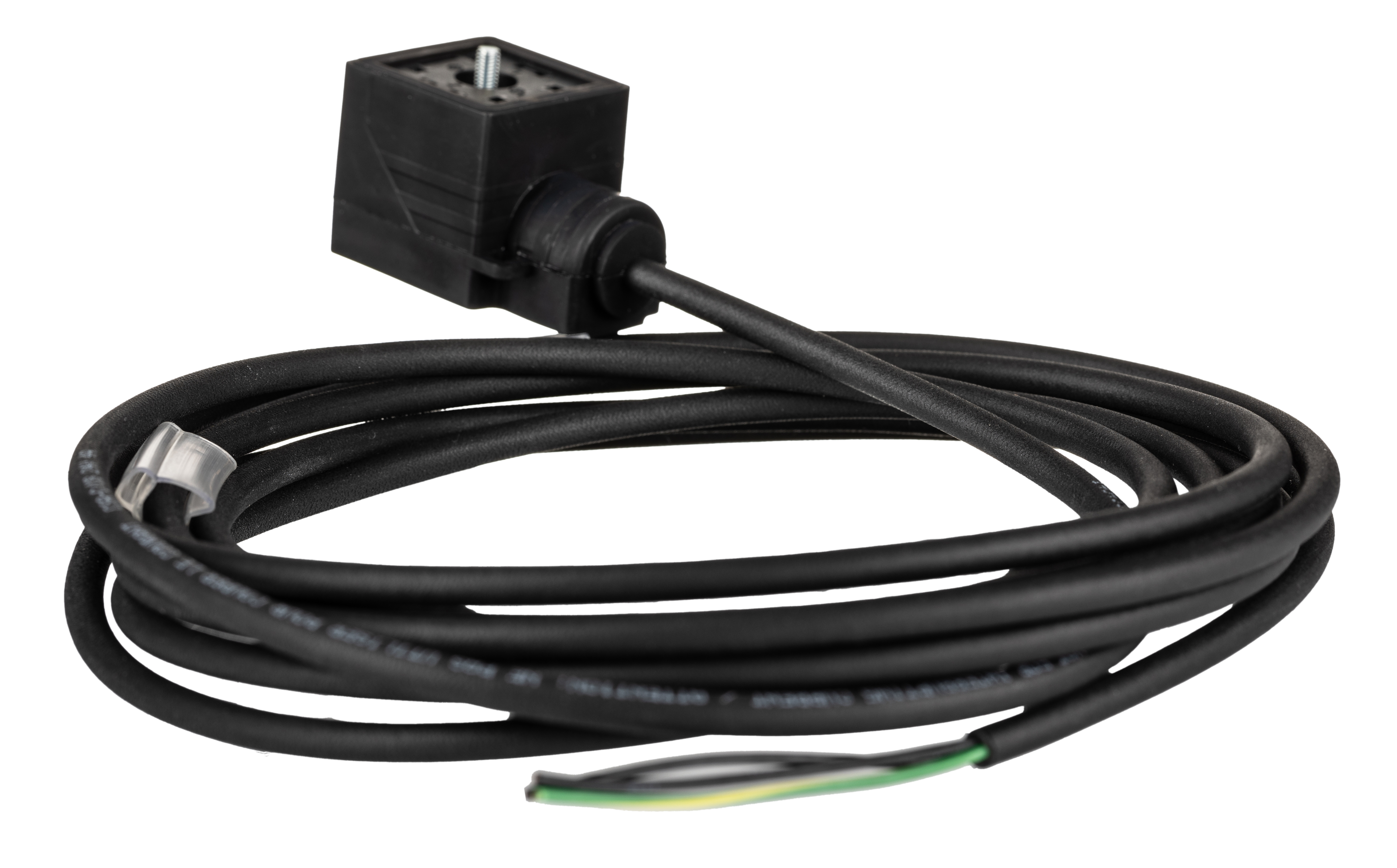 Phoenix Contact Female 3 way DIN 43650 Form A to 3 way Free End Sensor Actuator Cable, 3 m