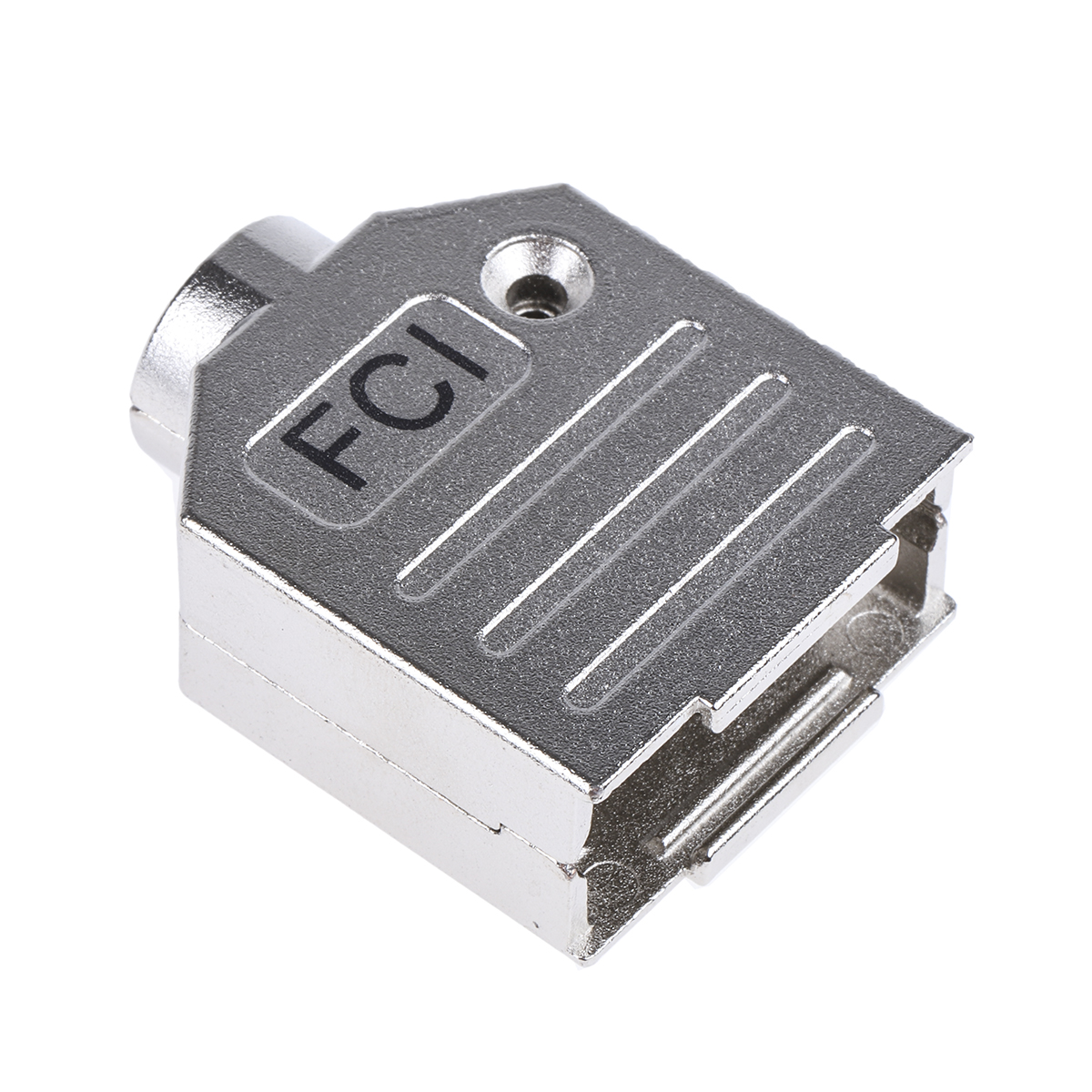 Amphenol Communications Solutions 8655MH Series Die Cast Zinc D Sub Backshell, 9 Way, Strain Relief