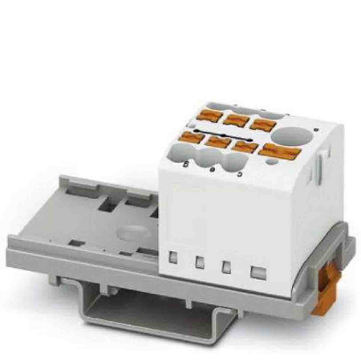 Phoenix Contact Distribution Block, 7 Way, 4mm², 24A, 690 V, White