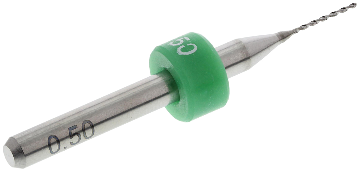 Fortex Carbide PCB Drill Bit, 0.5mm Diameter