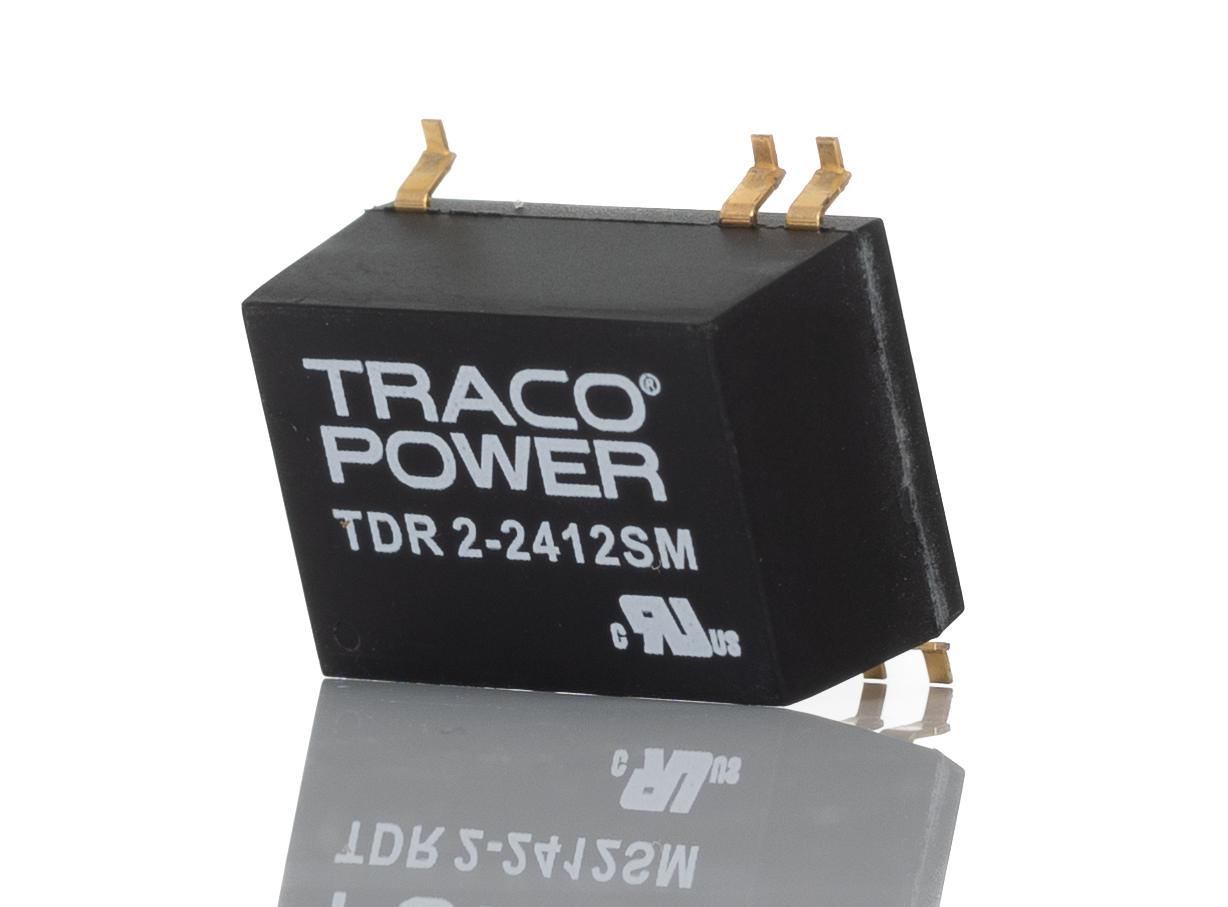 TRACOPOWER TDR 2SM DC-DC Converter, 12V dc/ 167mA Output, 18 → 36 V dc Input, 2W, Surface Mount, +85°C Max Temp