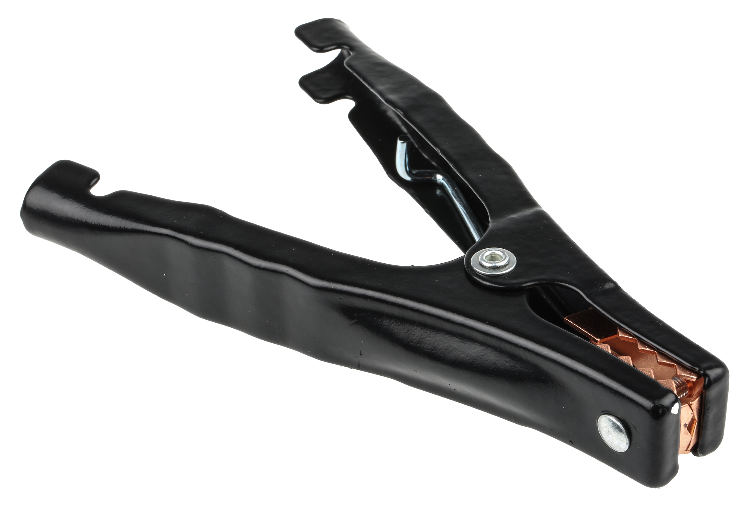 Mueller Electric Crocodile Clip, Copper Contact, 200A, Black