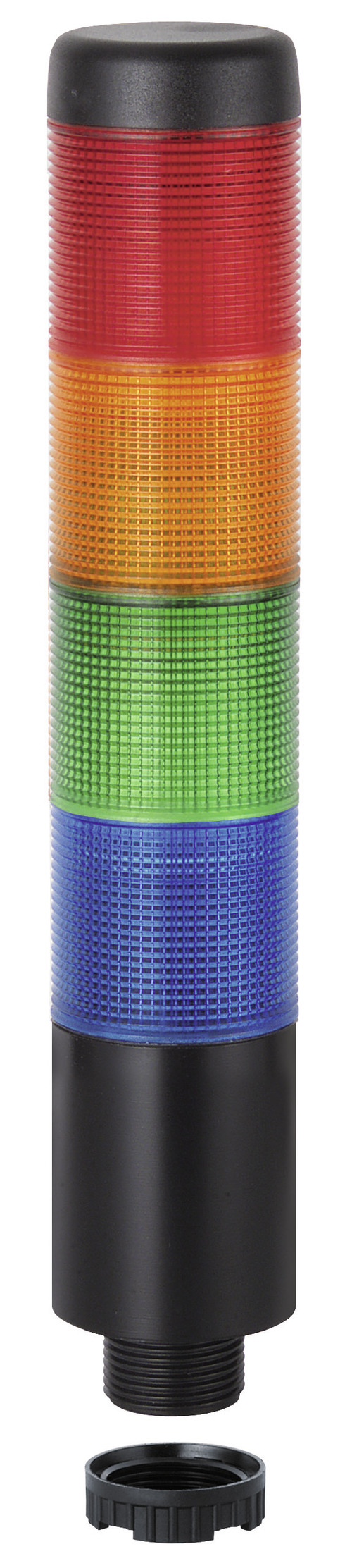 Werma Kompakt 37 Series Blue, Green, Red, Yellow Signal Tower, 4 Lights, 24 V