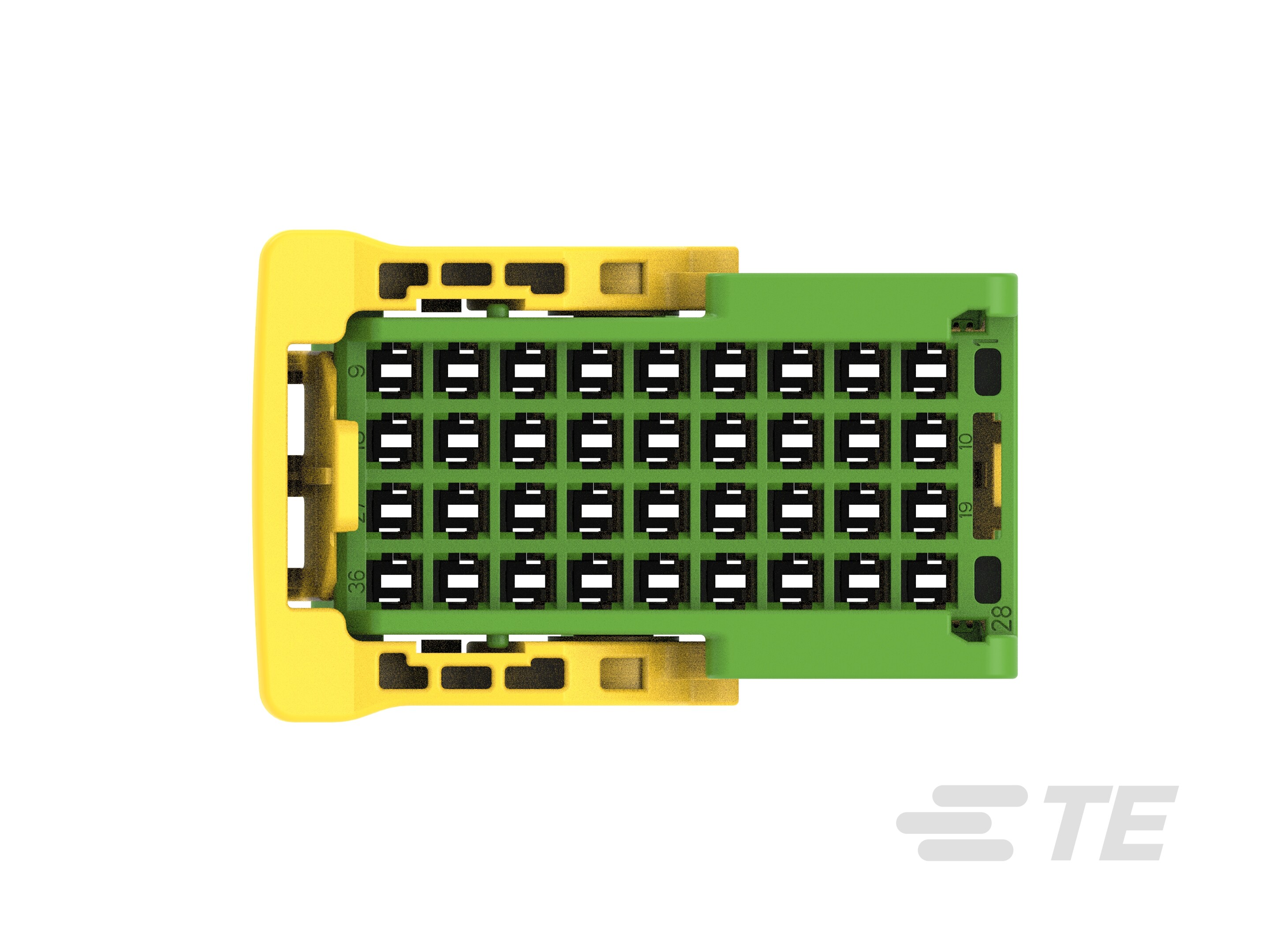 TE Connectivity Automotive Connector Socket Green Wire 36 Way 2377780-3