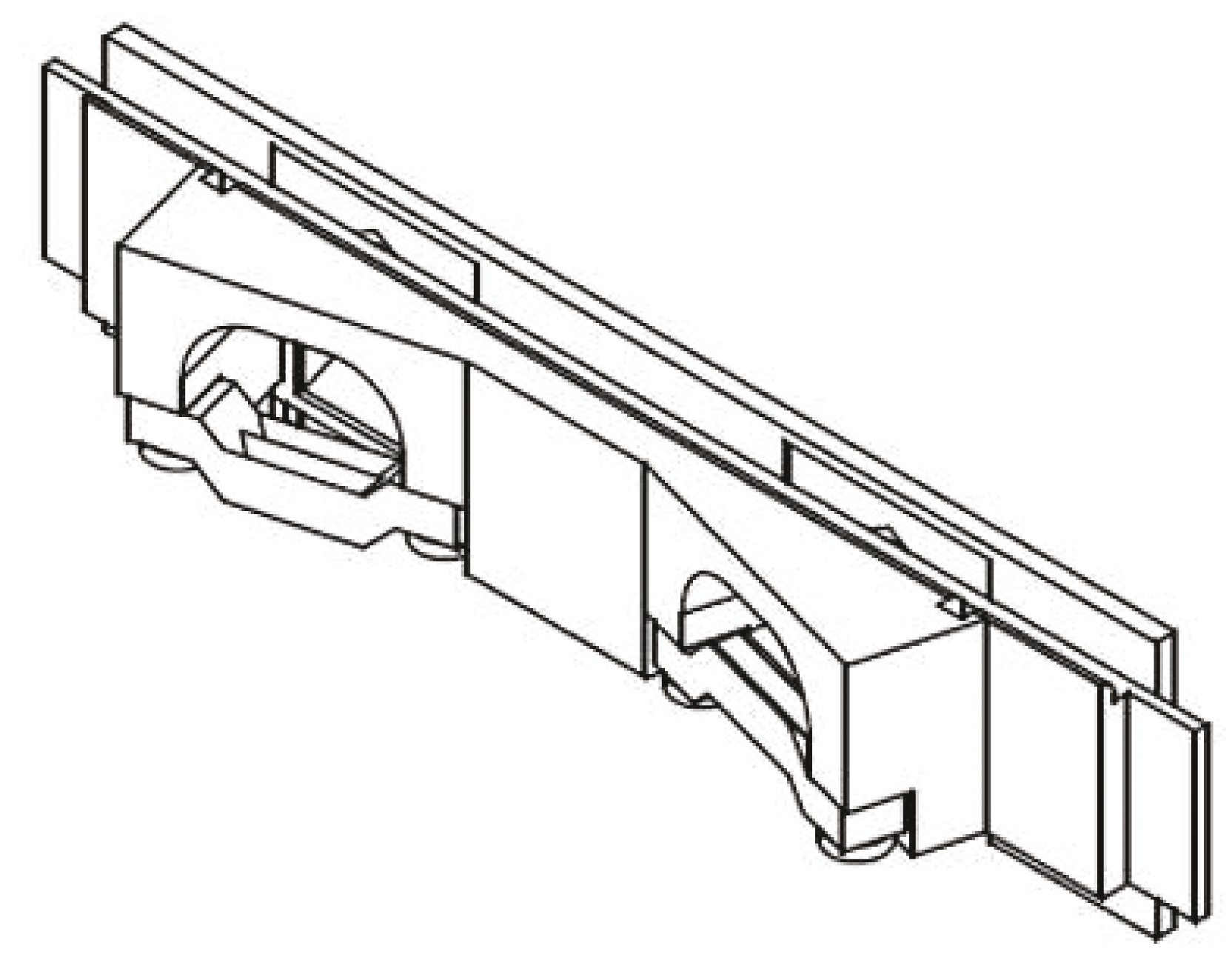 HARTING, 09 06 Cable Insert for use with DIN 41612 Connector