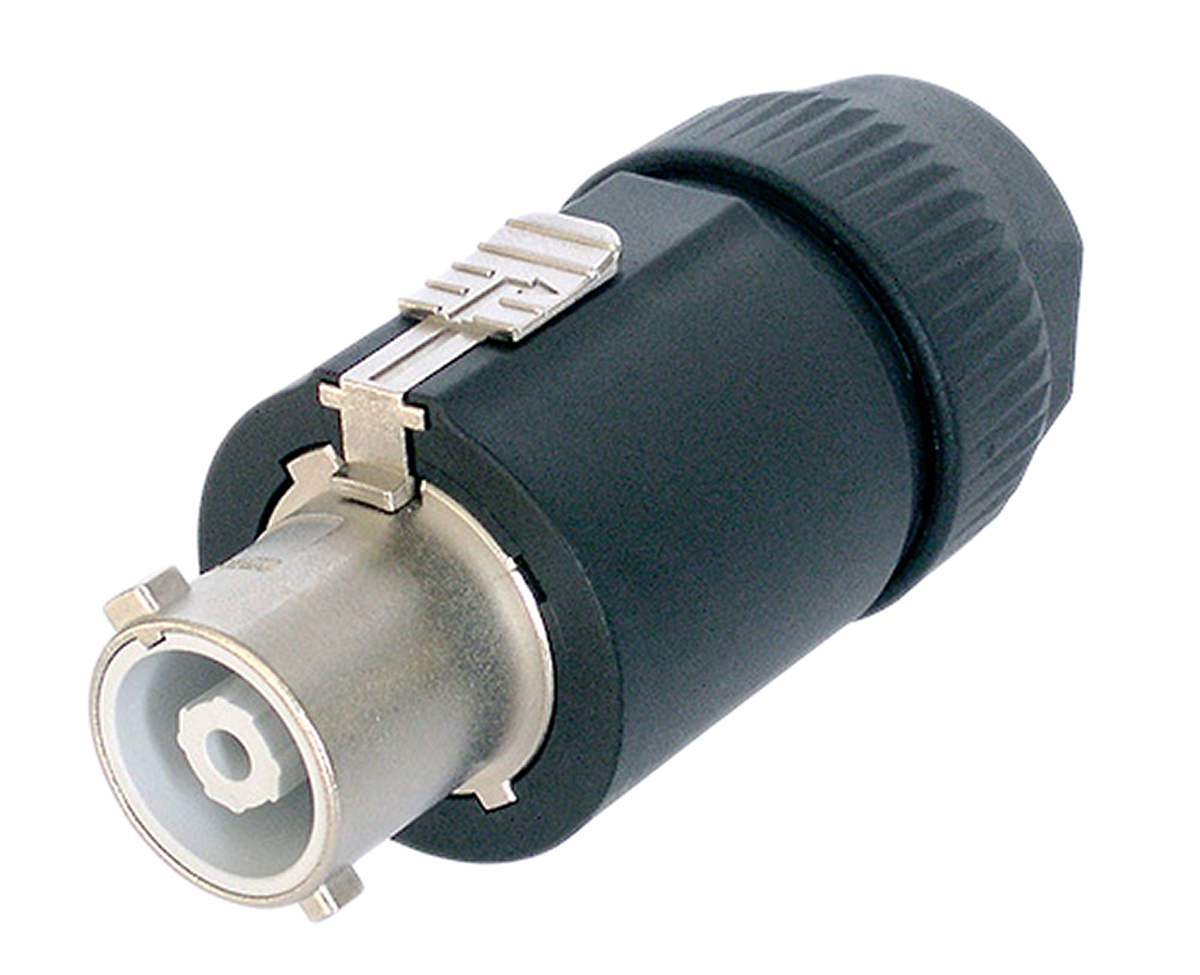 Neutrik Mains Connector, 32A Black, Cable Mount Polyamide Screw, 250 V