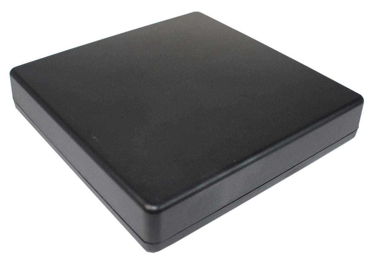 Takachi Electric Industrial TW Series Black ABS Enclosure, IP40, Black Lid, 125 x 175 x 65mm