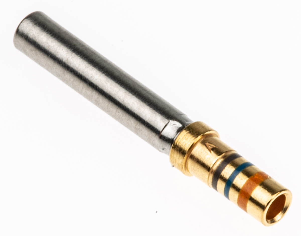 TE Connectivity, AMPLIMITE 109 Series, size 20 Female Crimp D-sub Connector Contact, Gold Signal, 24 → 20 AWG