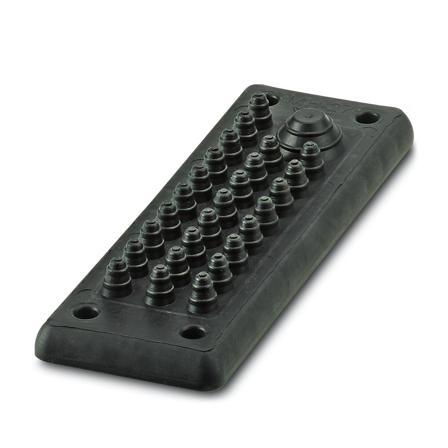 Phoenix Contact MH Series PP, TPE Cable Gland Plate for Use with B24 Heavy-Duty Connectors, 154 x 56 x 18.5mm
