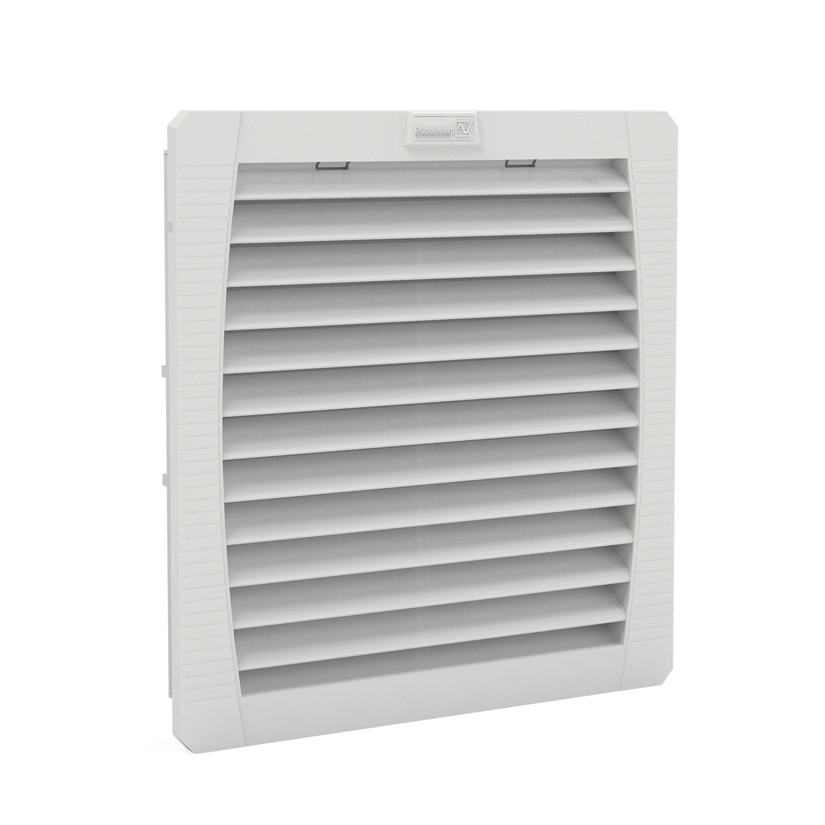 Pfannenberg 11740003055 Series Fan Filter for 223 x 223mm Fans, Fabric Filter, Thermoplastic Frame, 252 x 252 x 44mm