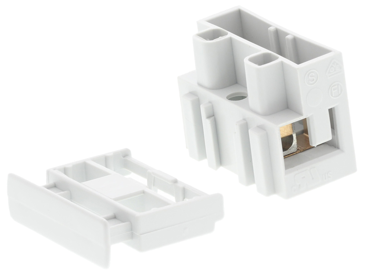 CAMDENBOSS Fused Terminal Block, 1-Way, 20A, 4 mm² Wire, Screw Down Termination