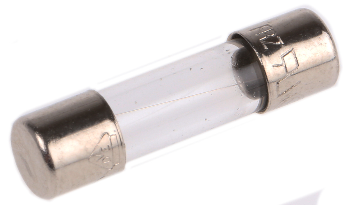 Mersen 1A F Glass Cartridge Fuse, 5 x 20mm