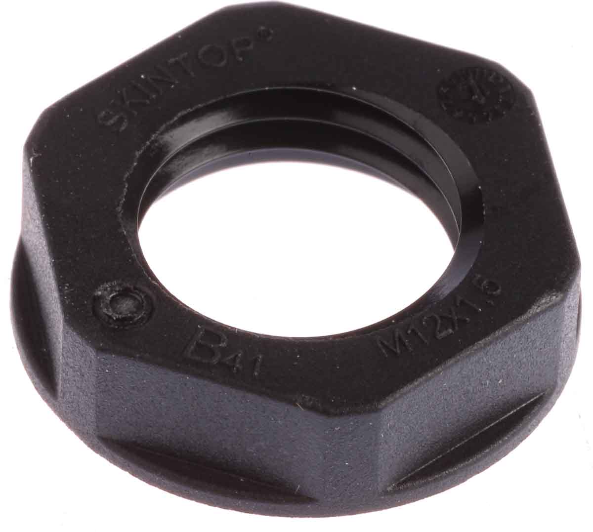 Lapp Black Flame Retardant Fibreglass PA Cable Gland Locknut, M12 Thread, IP68