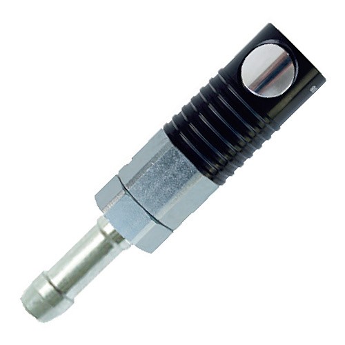 Legris Anodised Aluminium, Nickel Plated Brass Female Pneumatic Quick Connect Coupling, M13 x 1 Female Hose Barb